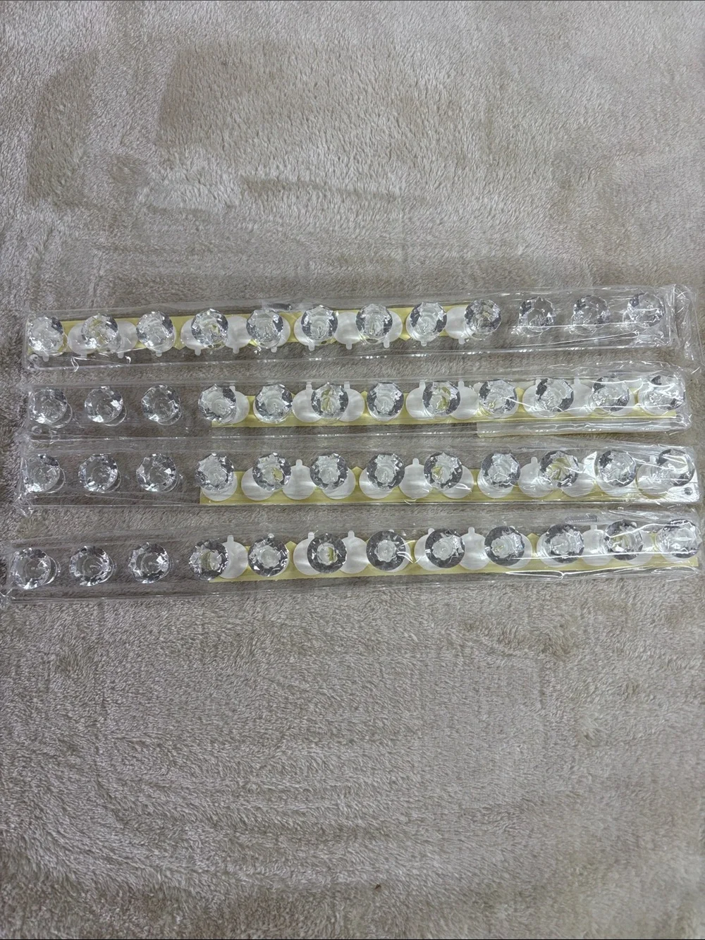 Acrylic wall jewelry organizer Set of 4